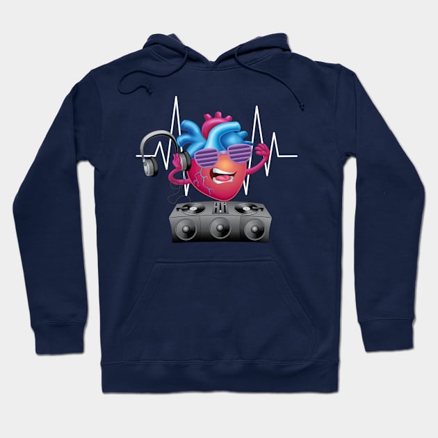 Heart Beat Hoodie by JollyHedgehog